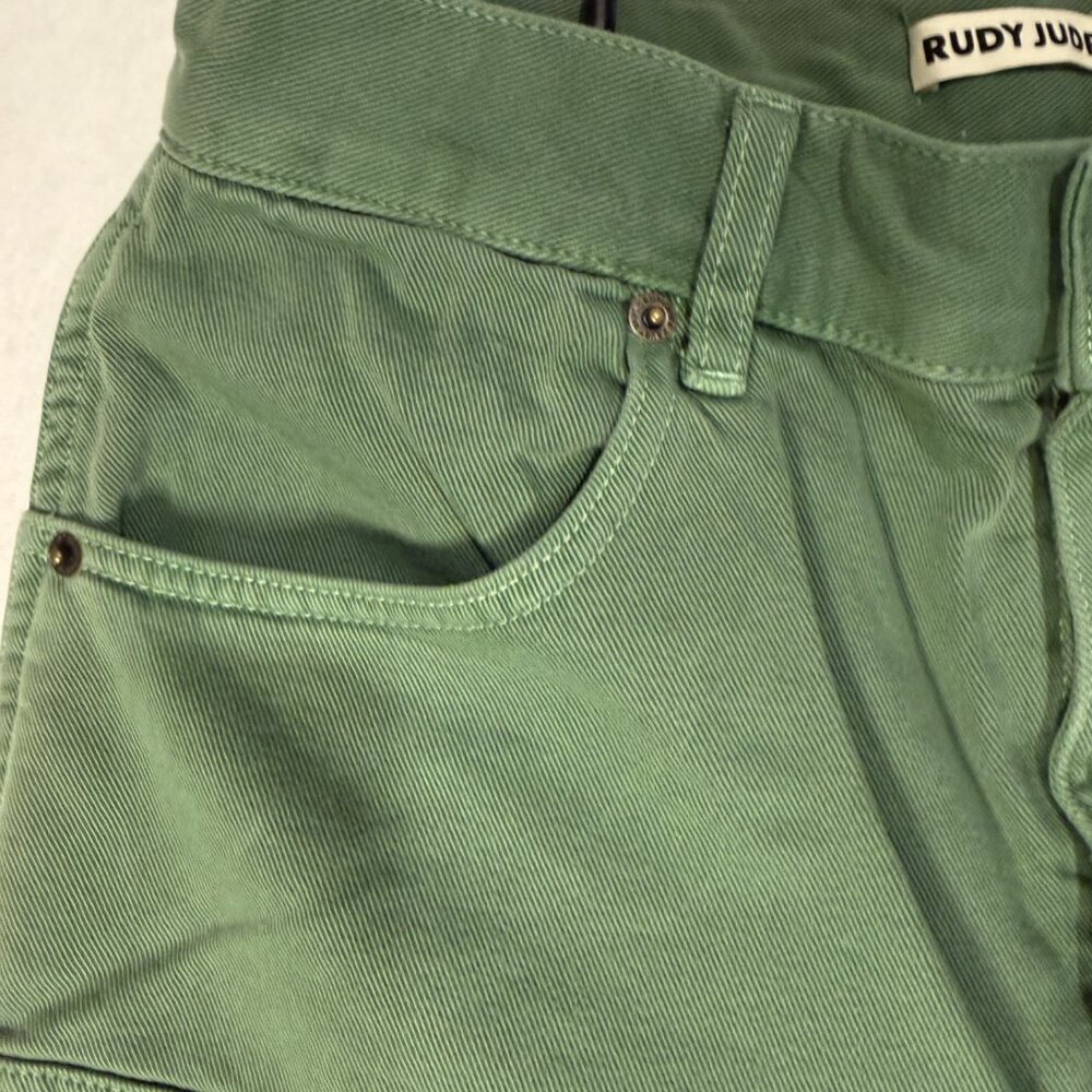 Rudy Jude Green Utility Jeans Brand New Size 3 - Picture 8 of 10
